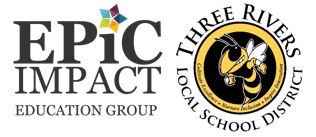 epic impact and three rivers logos